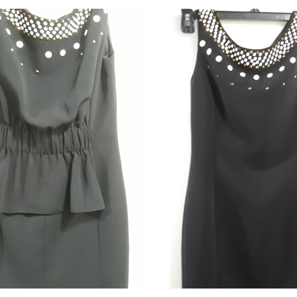 MOSCHINO BLACK beaded dress - Picture 2 of 8